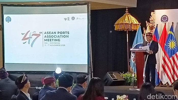 Suasana dalam acara 47th APA Meeting di Badung, Bali pada Selasa (14/11/2023).