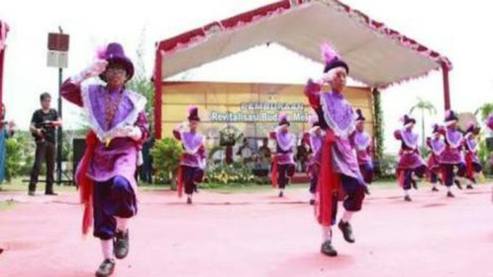 Tarian Boria Kepri. (Dok Disbud Kepri)
