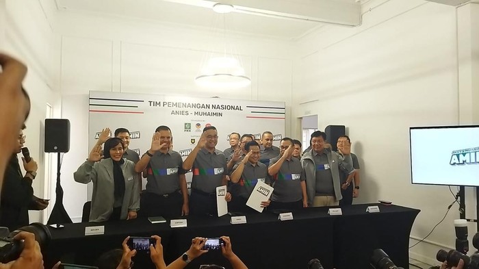 Timnas Anies-Cak Imin atau AMIN diumumkan, Selasa (14/11/2023)