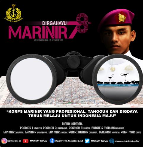Twibbon HUT ke-78 Korps Marinir