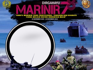 15 Link Twibbon HUT ke-78 Korps Marinir: Link Download dan Cara Pakai