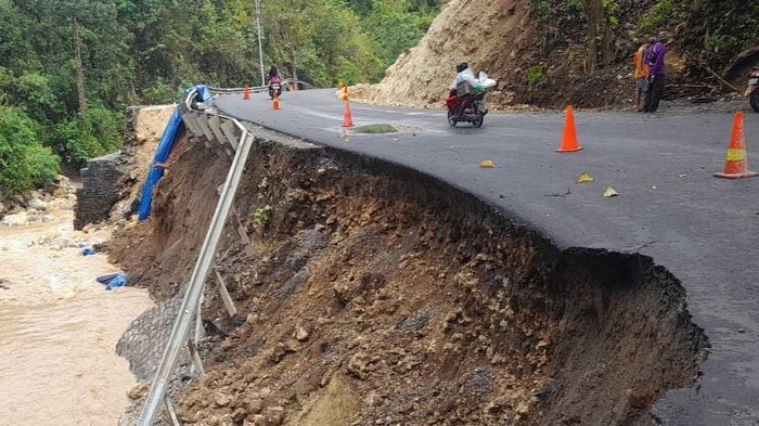 Bencana alam yang melanda Kebumen, Rabu (15/11/2023).