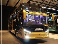 Bus Baru PO Handoyo Meluncur: Pakai Bodi Laksana Dan Sasis Hino