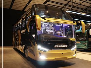 Bus Baru PO Handoyo Meluncur: Pakai Bodi Laksana dan Sasis Hino
