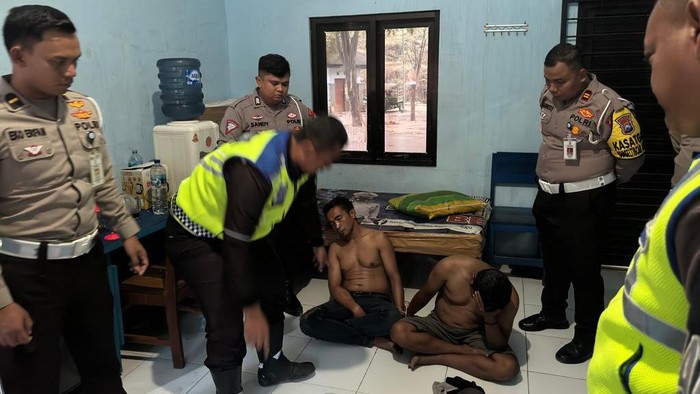 Dua pengemudi diamankan karena usai konsumsi sabu di Probolingo .