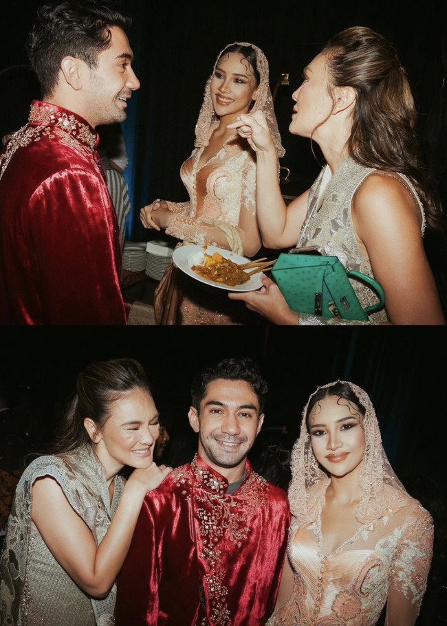 Terdapat pula foto Anya bersama Luna dan Reza Rahadian, yang merupakan salah satu juri ajang penghargaan film nasional itu. (Foto: Instagram/@anyageraldine)