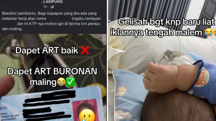 Ibu rumah tangga ini curhat baru saja mendapatkan ART, malah baru tahu kalau ART tersebut ternyata suka menipu dan mencuri, viral di TikTok