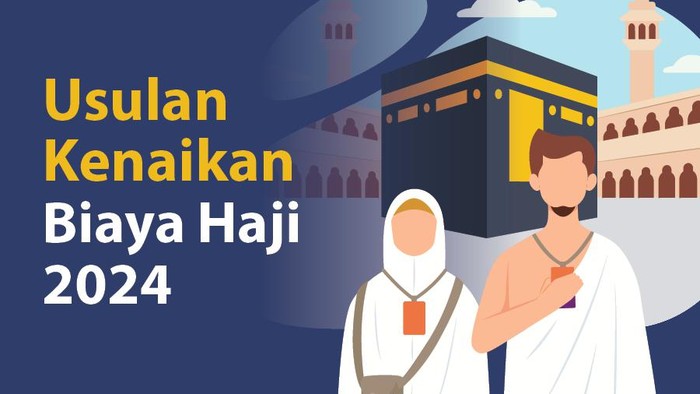 Ilustrasi usulan kenaikan biaya haji 2024
