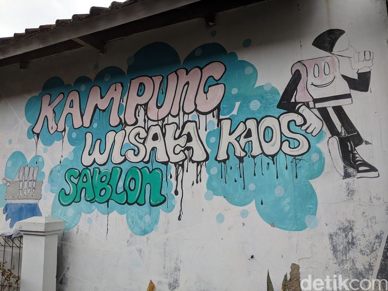 Kampung Wisata Sablon Bandung.