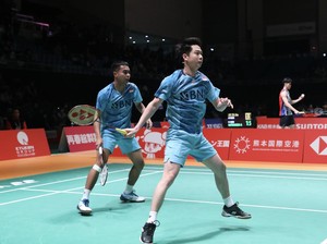 Kevin/Rahmat Jaga Fokus di Babak 16 Besar Japan Masters 2023
