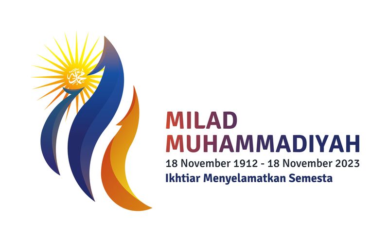 Logo Milad Muhammadiyah ke-111 Tahun 2023
