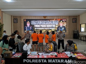 Bapak-Anak Kompak Jadi Bandar Sabu di Mataram