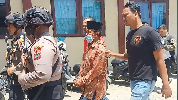 Pelaku pembacokan di Pamekasan saat ditangkap