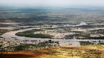 Penampakan dari Udara Banjir Rendam Somalia