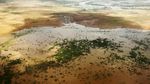 Penampakan dari Udara Banjir Rendam Somalia