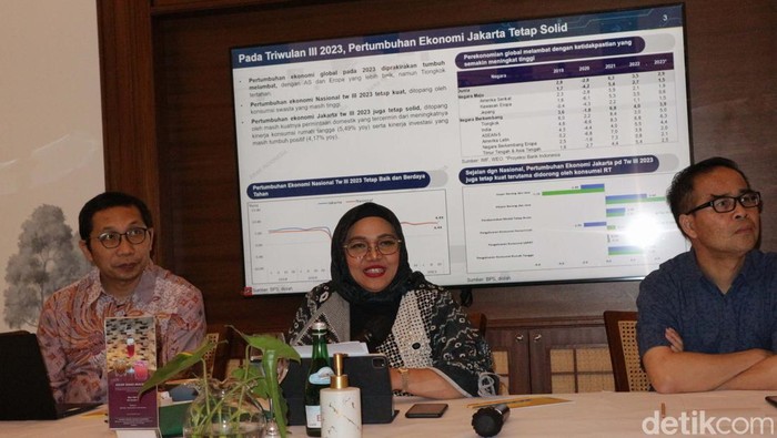 Pada triwulan III 2023, pertumbuhan ekonomi Jakarta tumbuh 4,93% (yoy). Pertumbuhan ini ditopang oleh meningkatnya kinerja konsumsi rumah tangga.