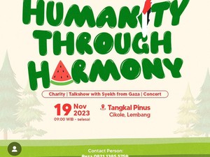 Akhir Pekan, Ada Konser Amal Peduli Palestina di Hutan Pinus