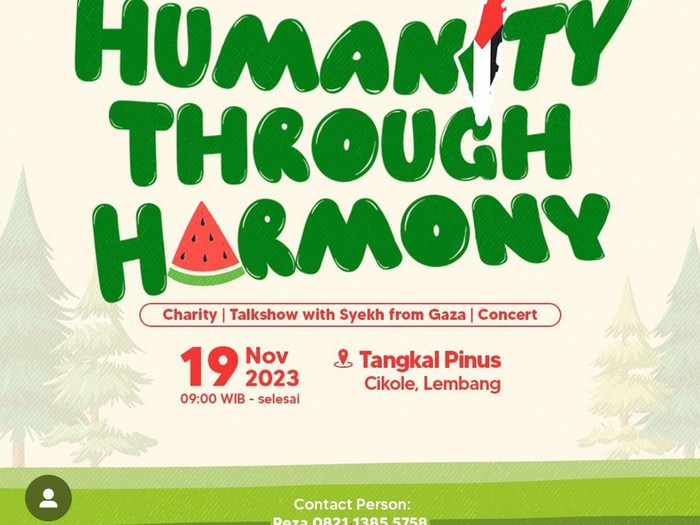 Poster acara Unveiling The Symphony of Humanity.