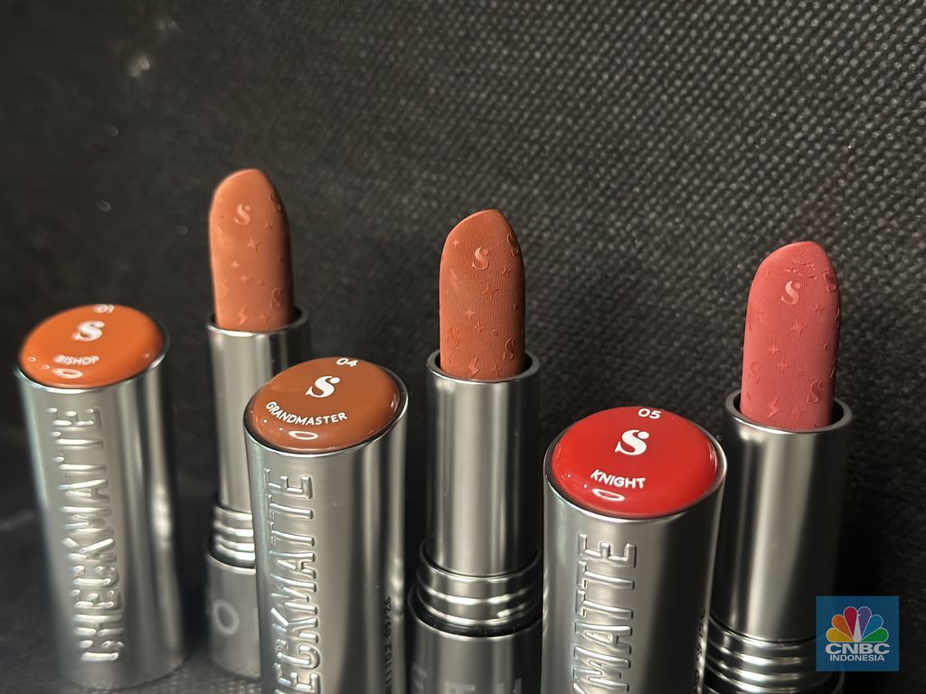 Produk terbaru Somethinc Lipstick Checkmatte. (CNBC Indonesia/Wanti Puspa)