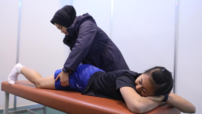 Pebulutangkis Indonesia Putri Kusuma Wardani mengalami cedera.