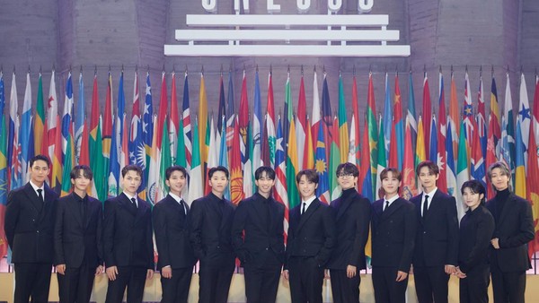 Potret Gagah SEVENTEEN di UNESCO Youth Forum Prancis