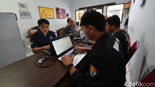 Tim patroli siber Polres Buleleng, Bali.