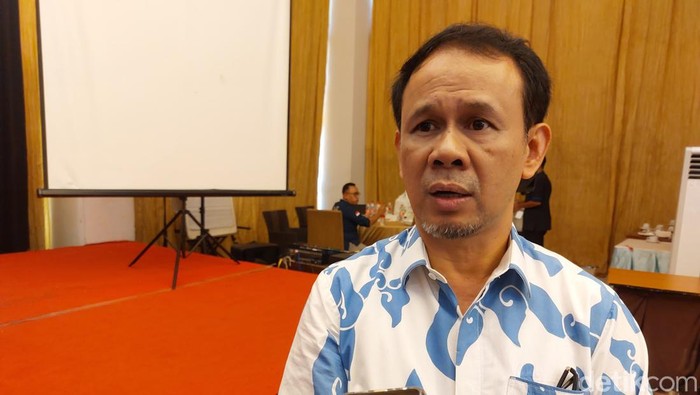 Wakil Ketua TKN, Mahfud Sidiq saat di wawancarai detikJabar, Rabu (15/11/2023).