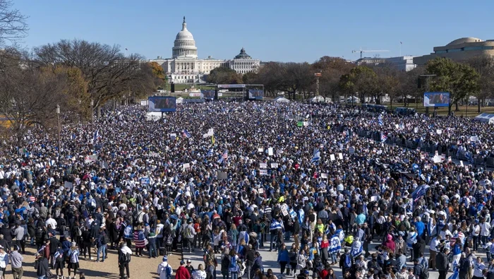 Warga AS unjuk rasa dukung Israel di Washington
