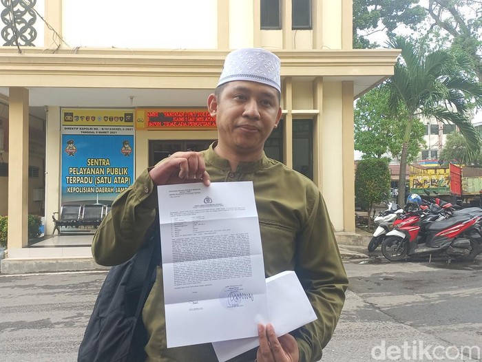 Agen Jambi laporkan PT MSI ke Polda Jambi buntut 42 jemaah telantar karena tak dibelikan tiket.
