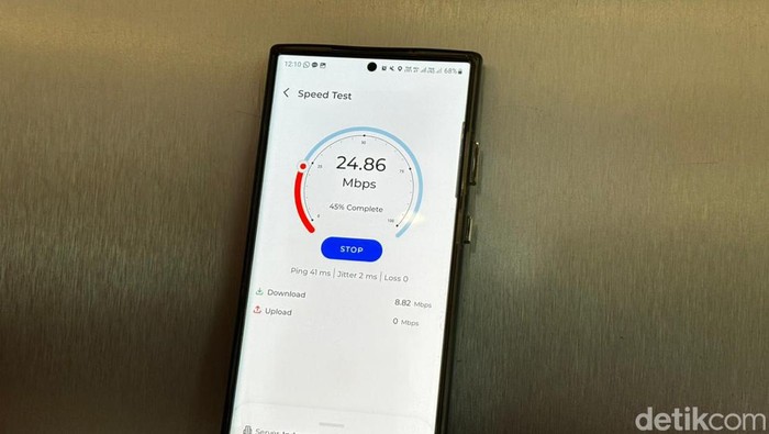 Aplikasi Sigmon, pengukur koneksi internet yang dikembangkan oleh Kementerian Komunikasi dan Informaitka (Kominfo).