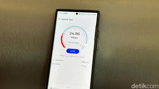 Aplikasi Sigmon, pengukur koneksi internet yang dikembangkan oleh Kementerian Komunikasi dan Informaitka (Kominfo).