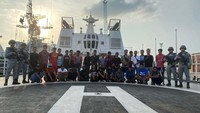 Penggagalan sebanyak 30 CPMI ini berlangsung di perairan pantai Dongas, Sekupang, Batam, Kamis (16/11/2023). 
