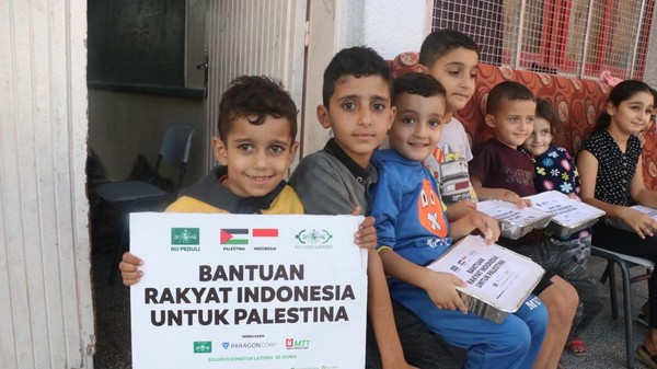 Bantuan Makanan hingga Obat-obatan dari Indonesia Tiba di Palestina