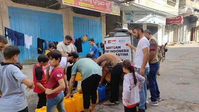 Bantuan Makanan hingga Obat-obatan dari Indonesia Tiba di Palestina