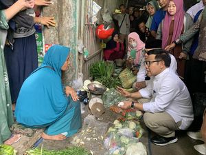 Cak Imin Sidak Pasar di Pekalongan, Pedagang Sambat Harga Naik-Stok Sulit