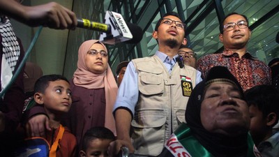 Dievakuasi dari Gaza, Muhammad Husein Tiba di Indonesia