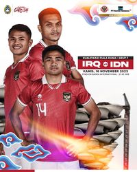 Live Streaming Kualifikasi Piala Dunia 2026 Irak Vs Indonesia Malam Ini