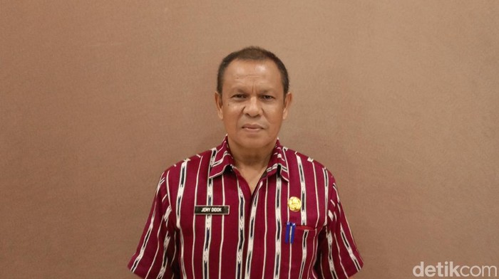 Kalak BPBD Kota Kupang Jemy Didok, Kamis (16/11/2023). (Simon Selly/detikBali)