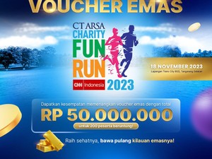 CT Arsa Charity Fun Run 2023 Bertabur Emas