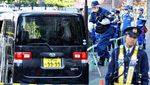 Momen Mobil Tabrak Pembatas Kedubes Israel di Tokyo
