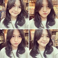 Seperti layaknya anak ABG seumurannya, Nasha juga gemar berselfie memamerkan berbagai ekspresi wajahnya, seperti dalam foto yang satu ini. Foto: Instagram/@nasha.anayaa