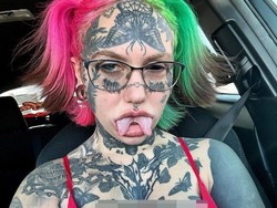 Transformasi Wanita Penuh Tato, Dulu Gadis Manis Kini Disebut Mirip Monster
