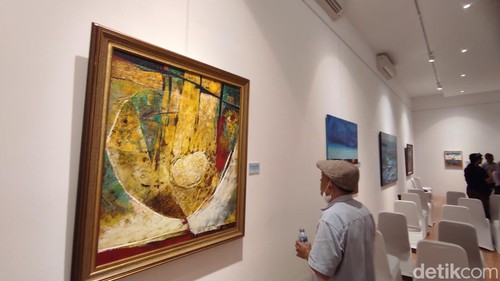 Pameran seni rupa bertajuk Surya Segara Rupa di Santrian Gallery, Sanur, Denpasar, dari 17 November hingga 31 Desember 2022. (I Wayan Sui Suadnyana/detikBali)