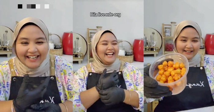 Penjual makanan live tiktok