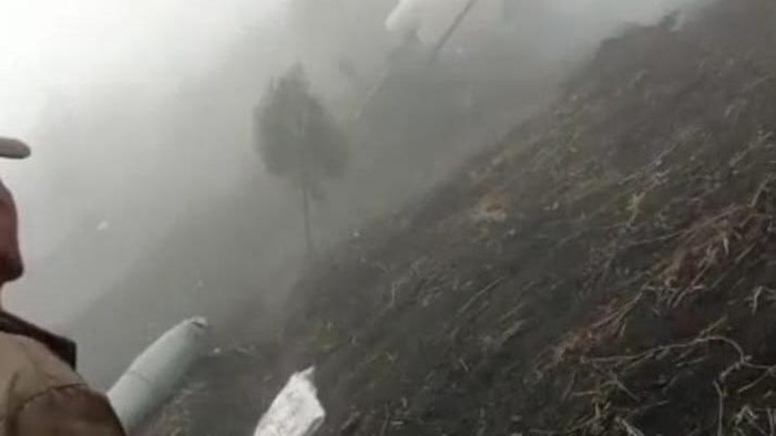 Pesawat Milik TNI AU Terjatuh di Pasuruan