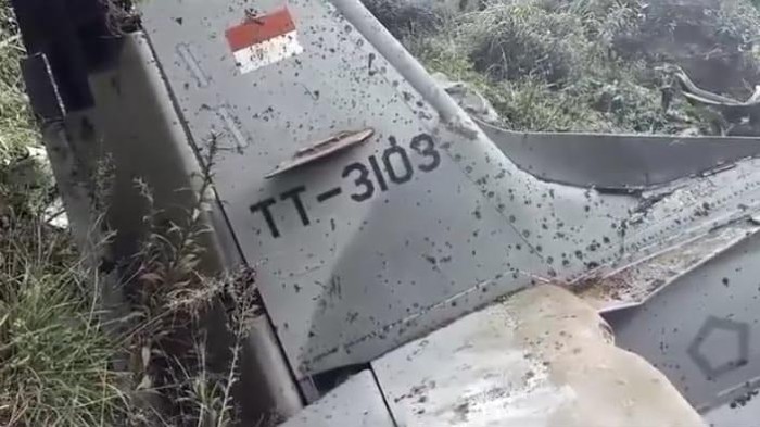 Pesawat Milik TNI AU Terjatuh di Pasuruan