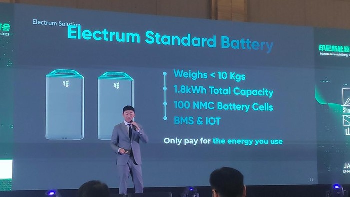 Electrum  turut hadir di acara Indonesia Renewable Energy Investment Summit (IREIS) 2023, Selasa (14/11/2023). Kehadirannya wujud keseriusan kembangkan ekosistem kendaraan listrik.
