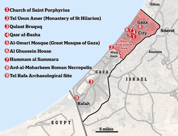 Situs bersejarah di Gaza