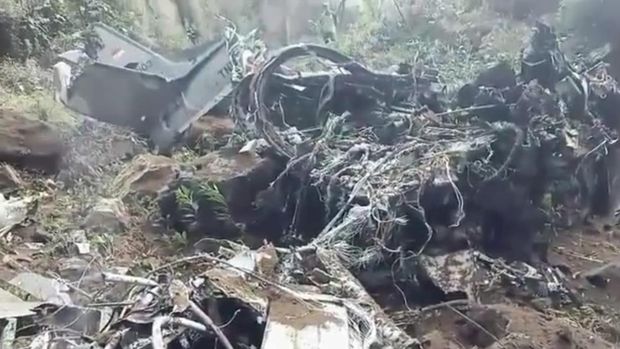 super tucano jatuh di pasuruan