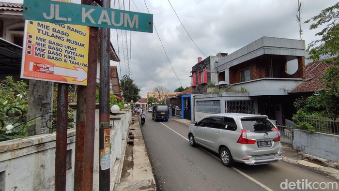 Tempat yang konon penampakan Sosok Kabaya Hejo sering muncul di Jalan Kaum Ciamis